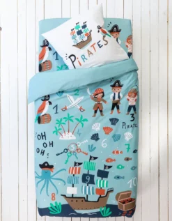 Linge De Lit Enfant Pirates Imprimé En Coton 9 Linge De Lit Enfant Pirates Imprimé En Coton -Maison Textiles Magasin 100626 C01 zoomx vue4