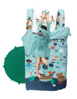 Linge De Lit Enfant Pirates Imprimé En Coton 11 Linge De Lit Enfant Pirates Imprimé En Coton -Maison Textiles Magasin 100626 C01 zoomx vue6