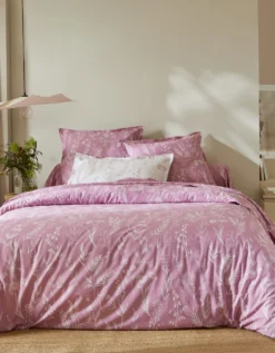 Linge De Lit Alessia En Coton Imprimé Fleuri