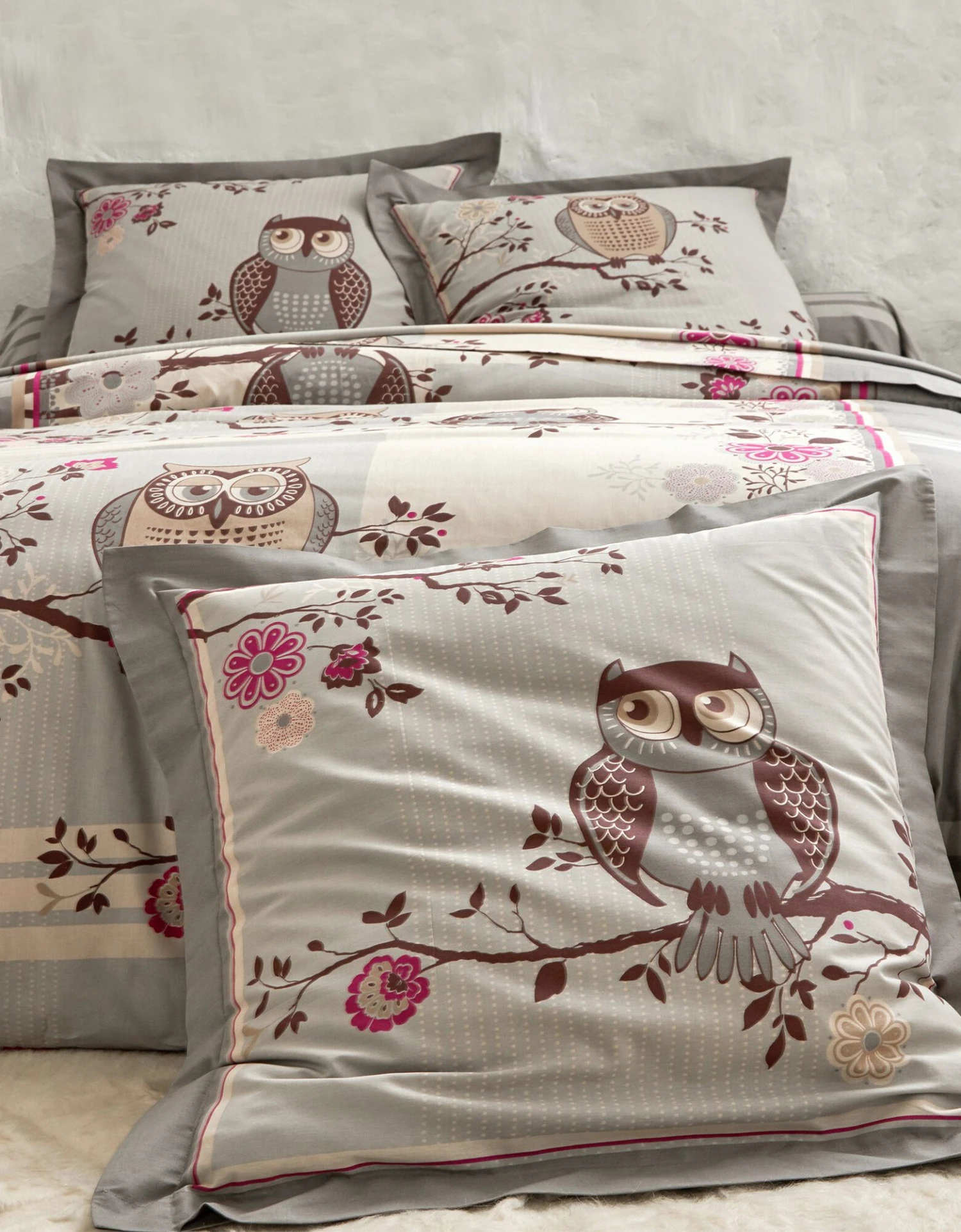 Linge De Lit Chouette Flanelle 7 Linge De Lit Chouette Flanelle – Image 7