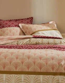 Linge De Lit Eddy En Coton à Motifs Graphiques -Maison Textiles Magasin 100746 C03 zoomx vue3