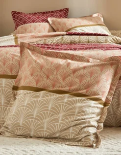 Linge De Lit Eddy En Coton à Motifs Graphiques -Maison Textiles Magasin 100746 C03 zoomx vue5