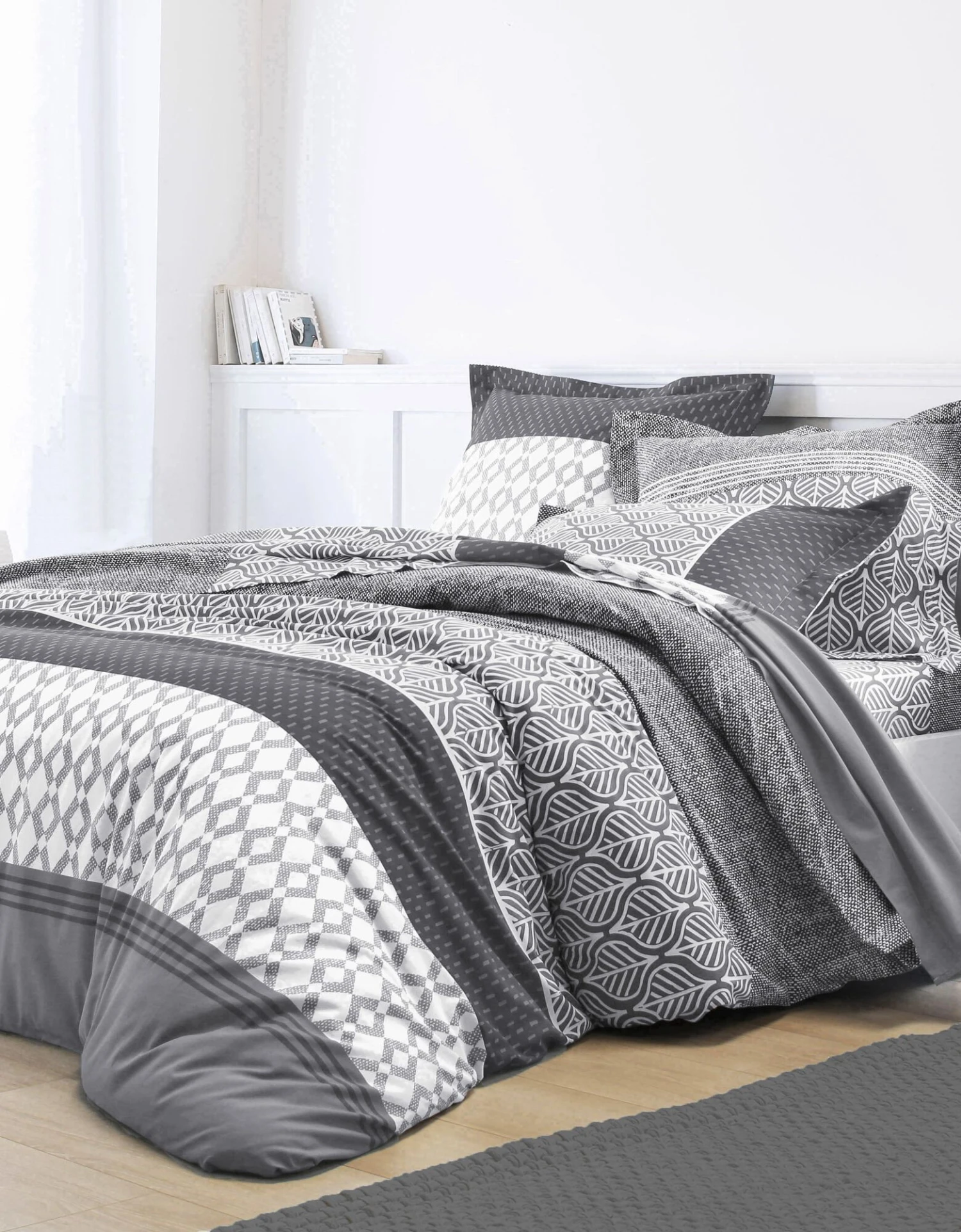 Linge De Lit Tommy Imprimé Géométrique - Coton 1 Linge De Lit Tommy Imprimé Géométrique - Coton