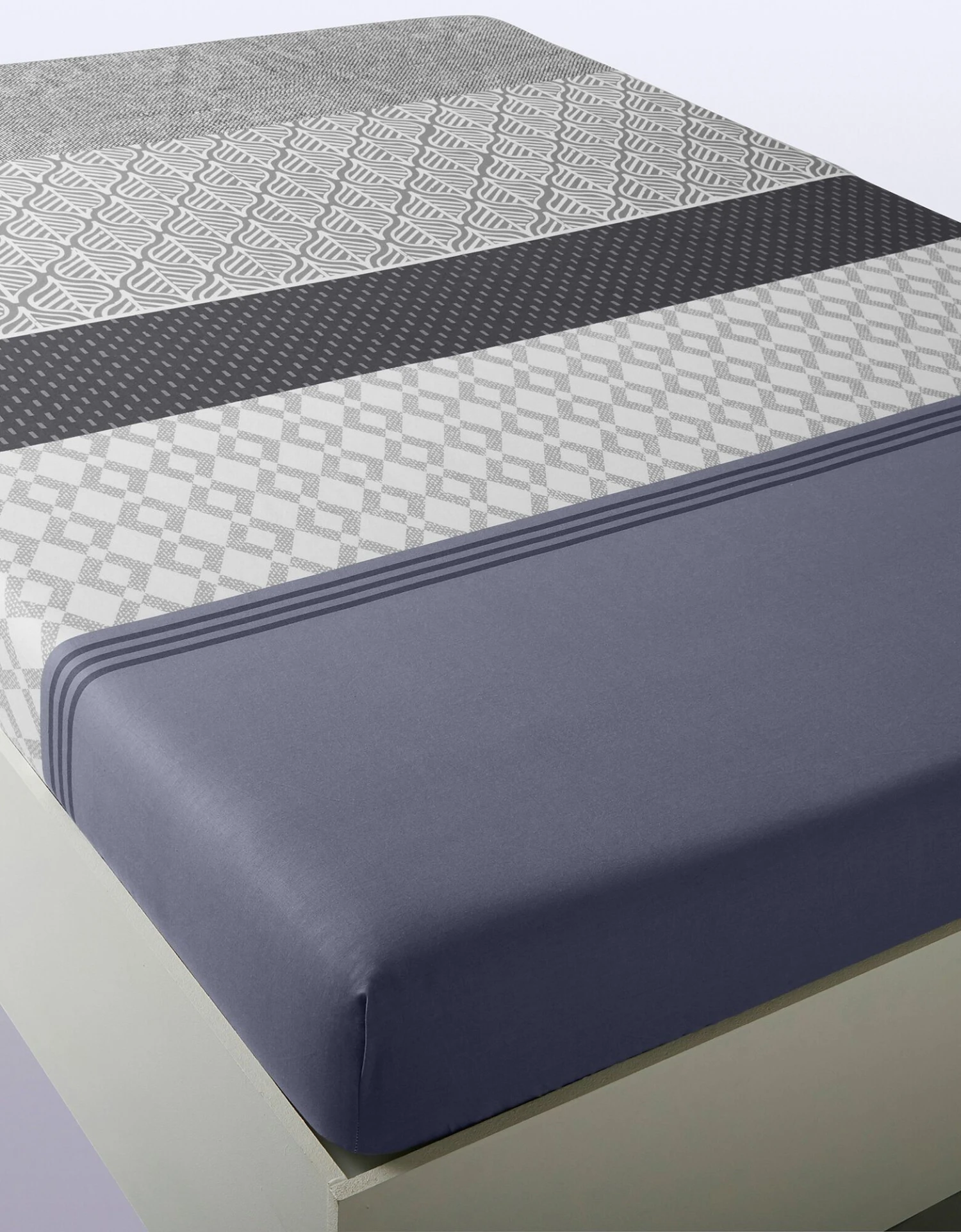 Linge De Lit Tommy Imprimé Géométrique - Coton 2 Linge De Lit Tommy Imprimé Géométrique - Coton – Image 2