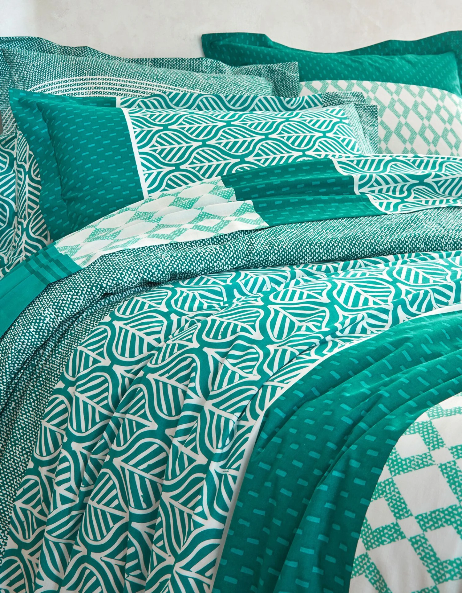 Linge De Lit Tommy Imprimé Géométrique - Coton 2 Linge De Lit Tommy Imprimé Géométrique - Coton – Image 2