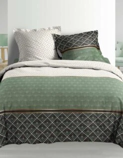 Parure De Lit Art Déco - Percale De Coton