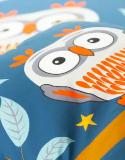 Linge De Lit Enfant Chouki Coton - Imprimé Hibou -Maison Textiles Magasin 100901 C01 zoomx vue5