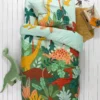 Linge De Lit Enfant Jurassi Coton - Imprimé Dinosaure