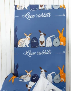 Linge De Lit Enfant Rabbit Imprimé Animaux 1 Personne - Coton -Maison Textiles Magasin 100904 C01 zoomx vue4