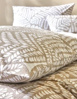 Linge De Lit Sophia Imprimé Feuillage Bicolore - Coton -Maison Textiles Magasin 100907 C01 zoomx vue5