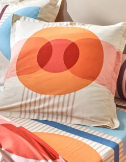 Linge De Lit Move Imprimé Géométrique Multicolore - Coton 9 Linge De Lit Move Imprimé Géométrique Multicolore - Coton -Maison Textiles Magasin 100916 C01 zoomx vue3