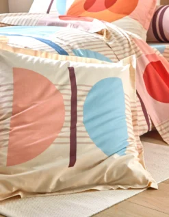Linge De Lit Move Imprimé Géométrique Multicolore - Coton 11 Linge De Lit Move Imprimé Géométrique Multicolore - Coton -Maison Textiles Magasin 100916 C01 zoomx vue5