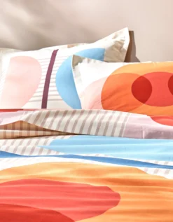 Linge De Lit Move Imprimé Géométrique Multicolore - Coton 13 Linge De Lit Move Imprimé Géométrique Multicolore - Coton -Maison Textiles Magasin 100916 C01 zoomx vue7