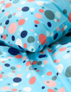 Linge De Lit Enfant Pétillant - Coton Imprimé Bulles Multicolores -Maison Textiles Magasin 100929 C02 zoomx vue5
