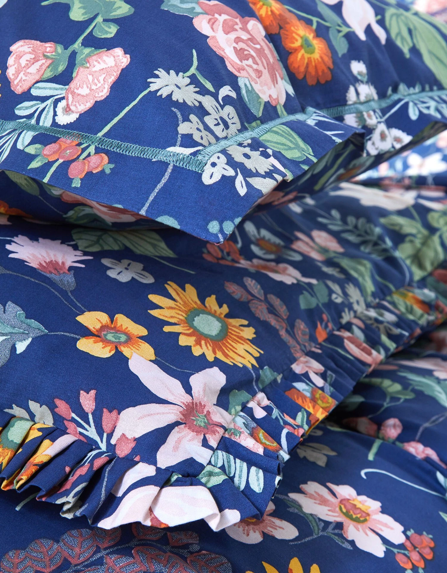 Linge De Lit Kelly En Coton Imprimé Floral 4 Linge De Lit Kelly En Coton Imprimé Floral – Image 4