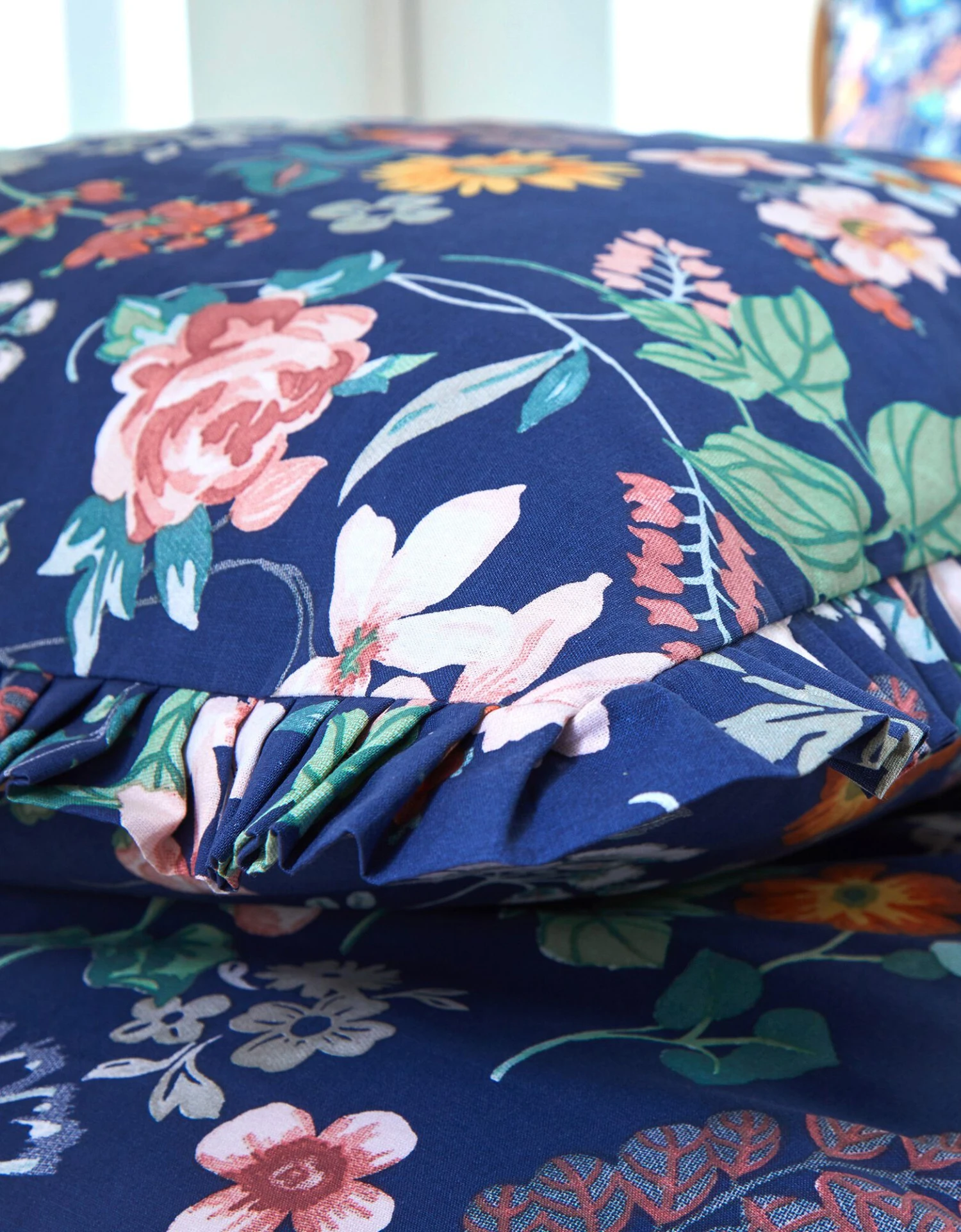 Linge De Lit Kelly En Coton Imprimé Floral 6 Linge De Lit Kelly En Coton Imprimé Floral – Image 6