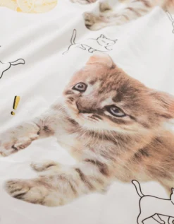 Linge De Lit Enfant Mimie - Coton Imprimé Chats 13 Linge De Lit Enfant Mimie - Coton Imprimé Chats -Maison Textiles Magasin 100974 C01 zoomx vue7