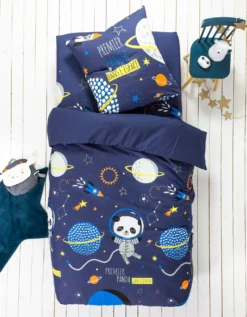 Linge De Lit Enfant Pao - Coton Imprimé Espace