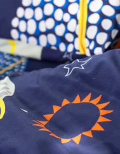 Linge De Lit Enfant Pao - Coton Imprimé Espace -Maison Textiles Magasin 100989 C01 zoomx vue7