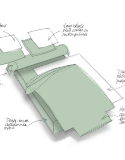 Linge De Lit Uni Polycoton -Maison Textiles Magasin 101110 C14 zoomx vue7