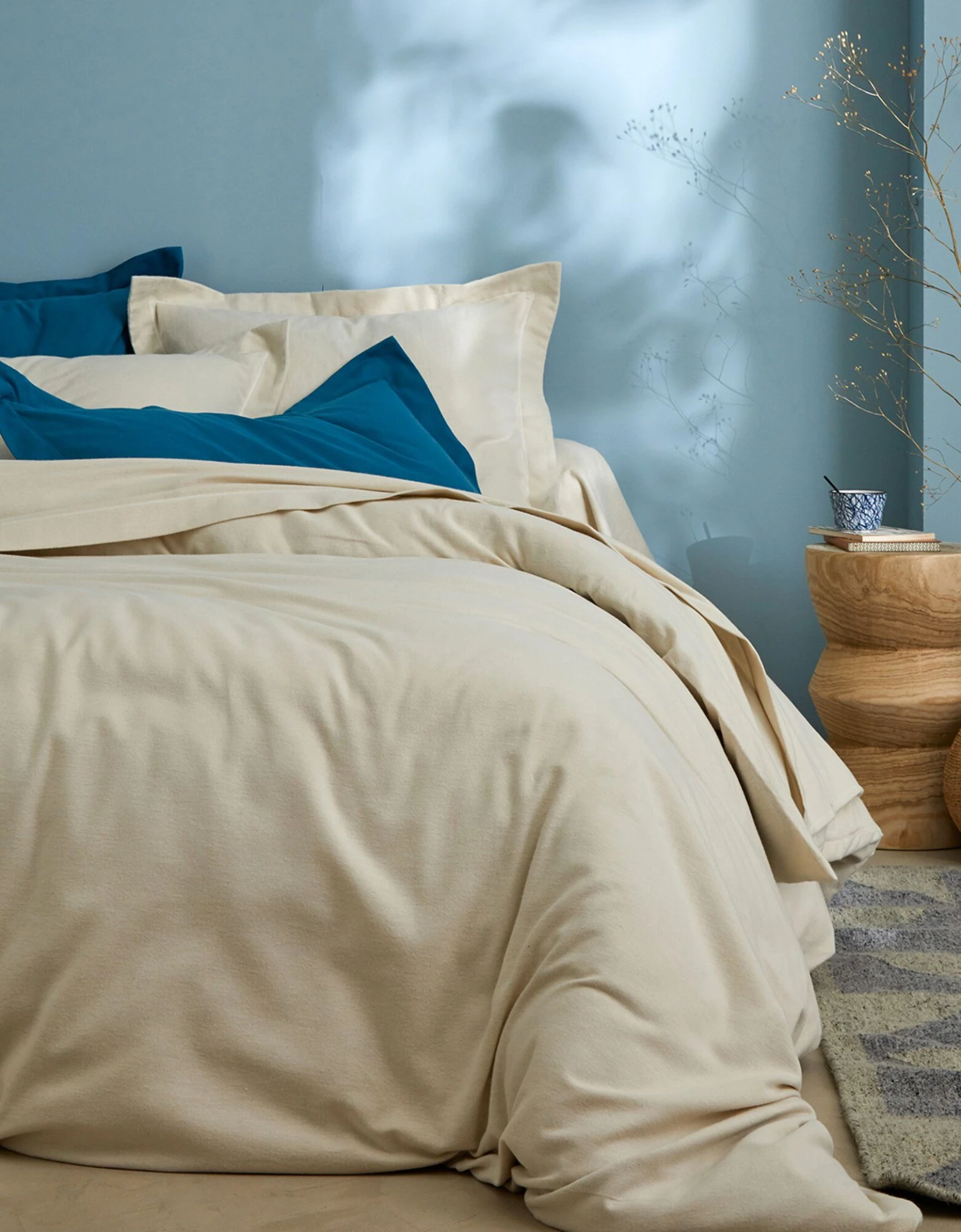 Linge De Lit Uni Flanelle 2 Linge De Lit Uni Flanelle – Image 2