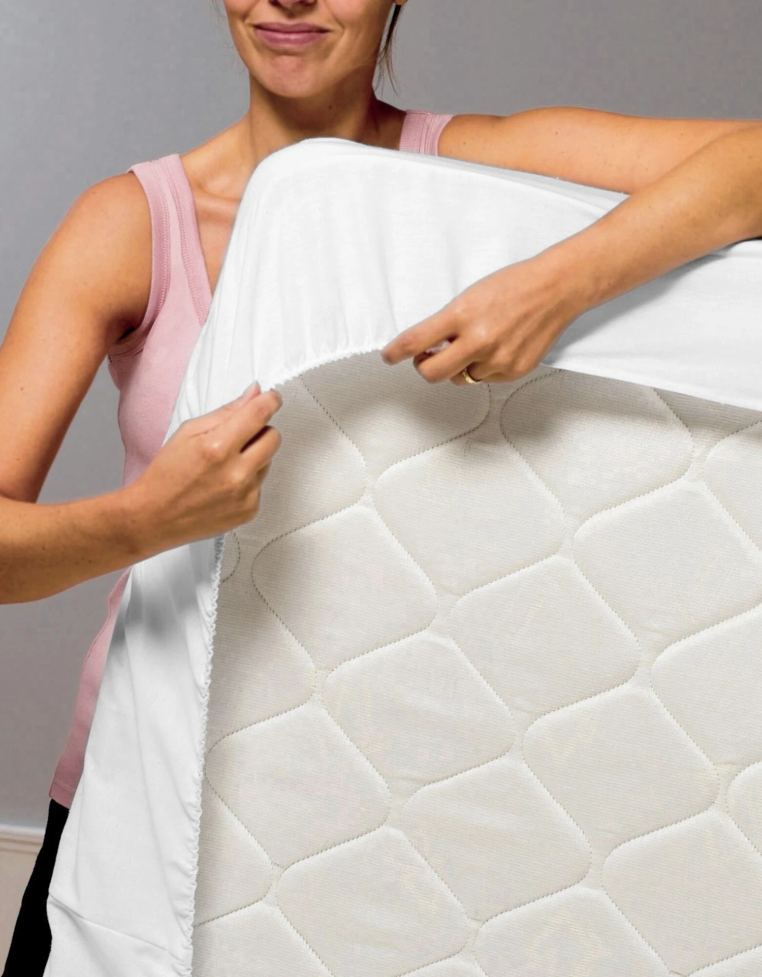 Protège Matelas Molleton Bi-extensible Absorbant 1 Protège Matelas Molleton Bi-extensible Absorbant