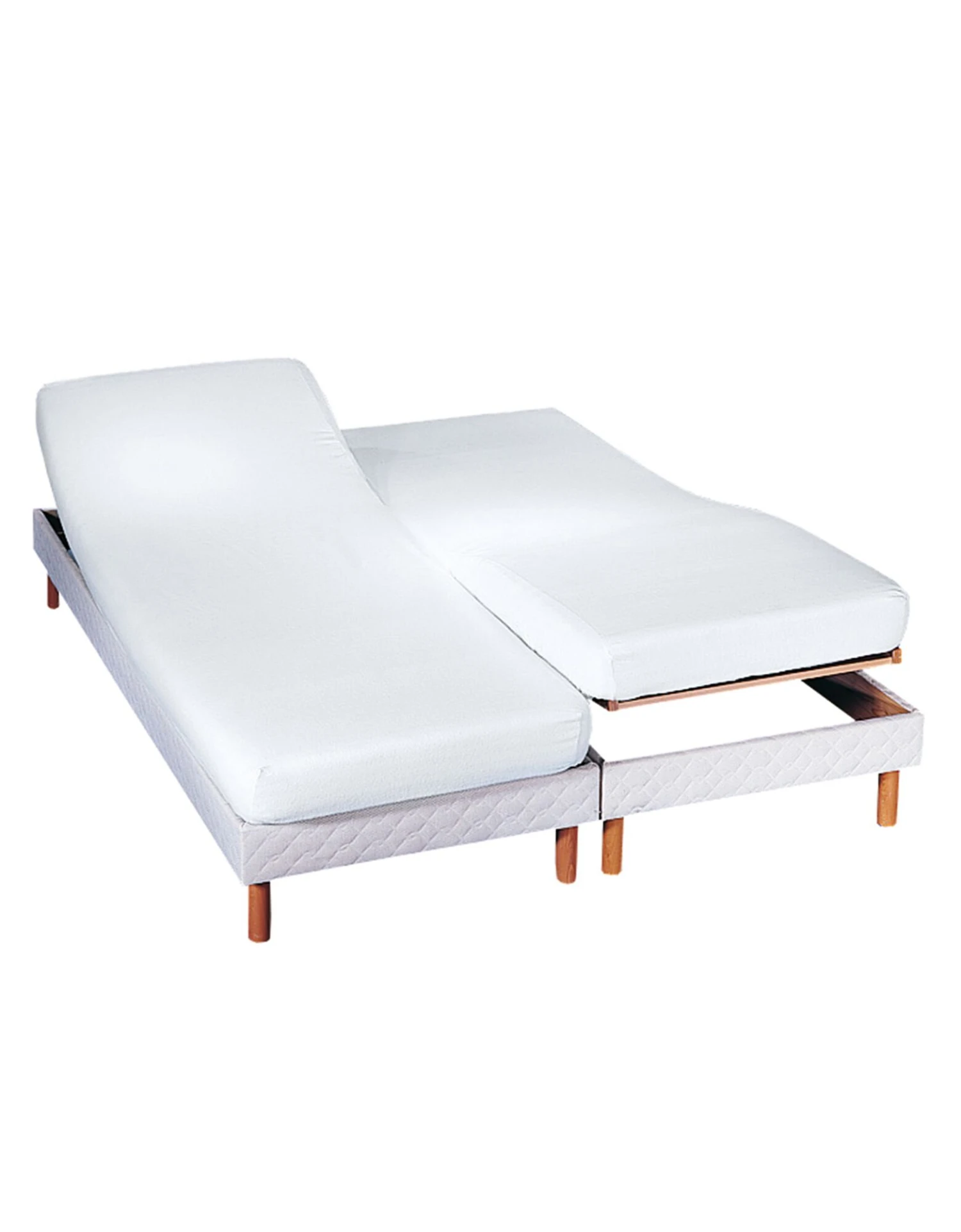 Protège-matelas Tête Et Pieds Relevables Molleton Imperméable Irrétrécissable 1 Protège-matelas Tête Et Pieds Relevables Molleton Imperméable Irrétrécissable