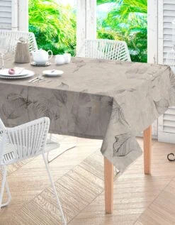 Nappe Coton Imprimé Feuilles De Palmiers