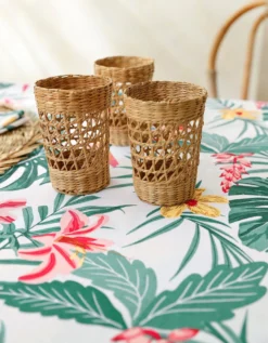 Nappe Coton Imprimé Tropical 11 Nappe Coton Imprimé Tropical -Maison Textiles Magasin 120112 C01 zoomx vue5