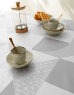 Nappe Toile Cirée Imprimé Géométrique 10 Nappe Toile Cirée Imprimé Géométrique -Maison Textiles Magasin 120115 C03 zoomx vue4