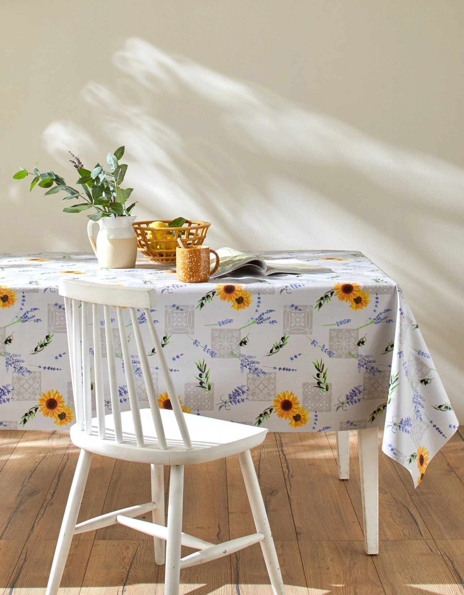 Nappe Toile Cirée Imprimé Lavande 1 Nappe Toile Cirée Imprimé Lavande