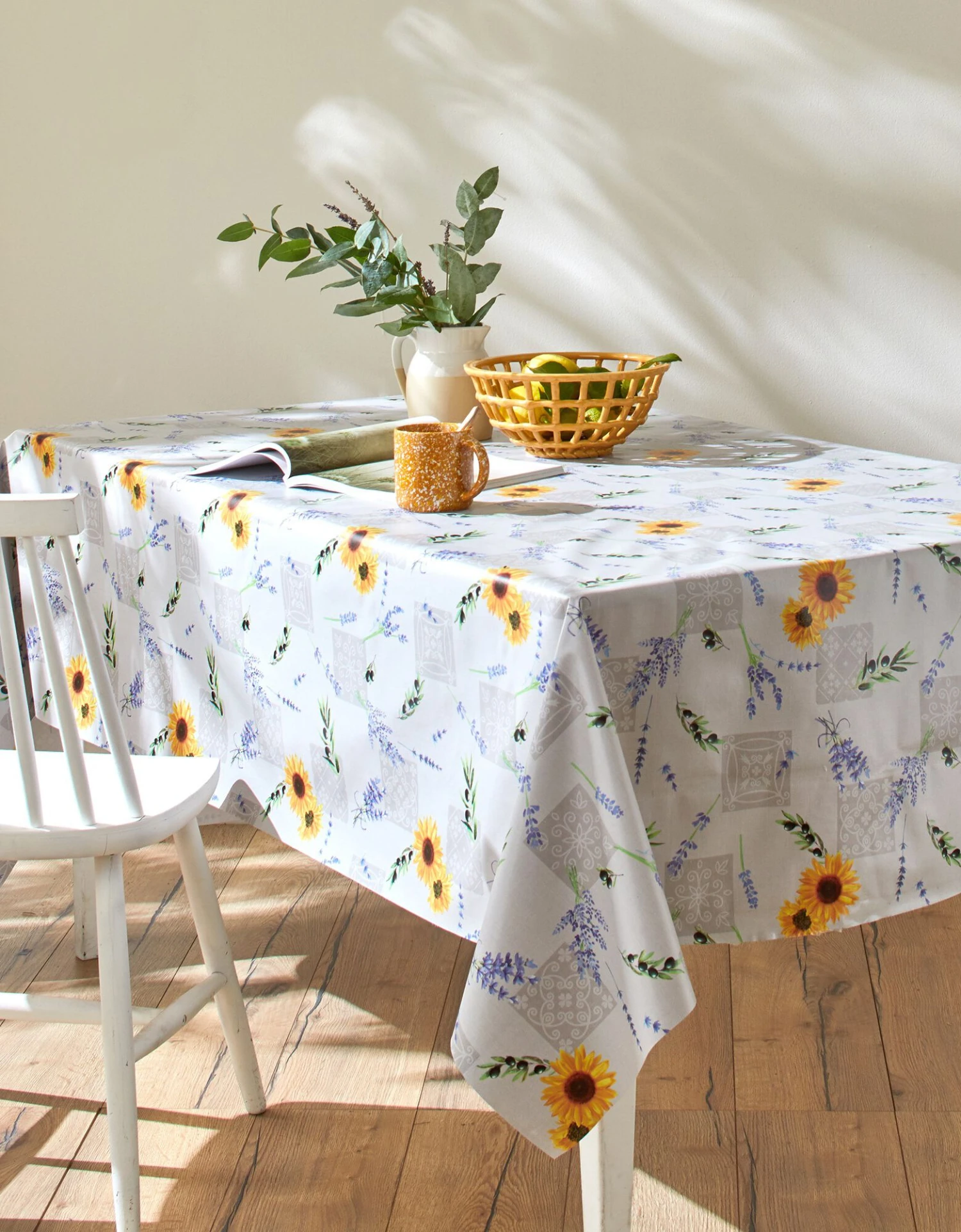 Nappe Toile Cirée Imprimé Lavande 2 Nappe Toile Cirée Imprimé Lavande – Image 2