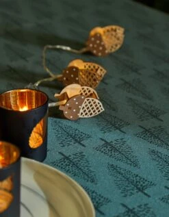 Nappe Damassée Motifs Sapins 9 Nappe Damassée Motifs Sapins -Maison Textiles Magasin 120272 C04 zoomx vue3