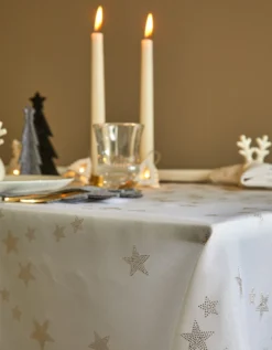 Nappe Imprimé étoiles Dorées -Maison Textiles Magasin 120273 C01 zoomx vue7