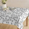 Nappe Tissu Enduit Imprimé Ginkgo