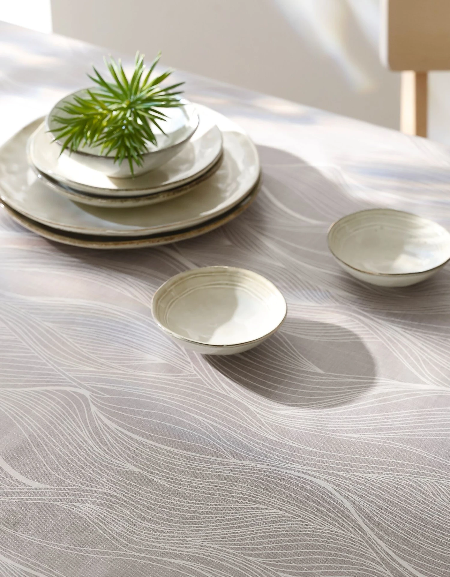 Nappe Toile Cirée Imprimée Vagues 4 Nappe Toile Cirée Imprimée Vagues – Image 4