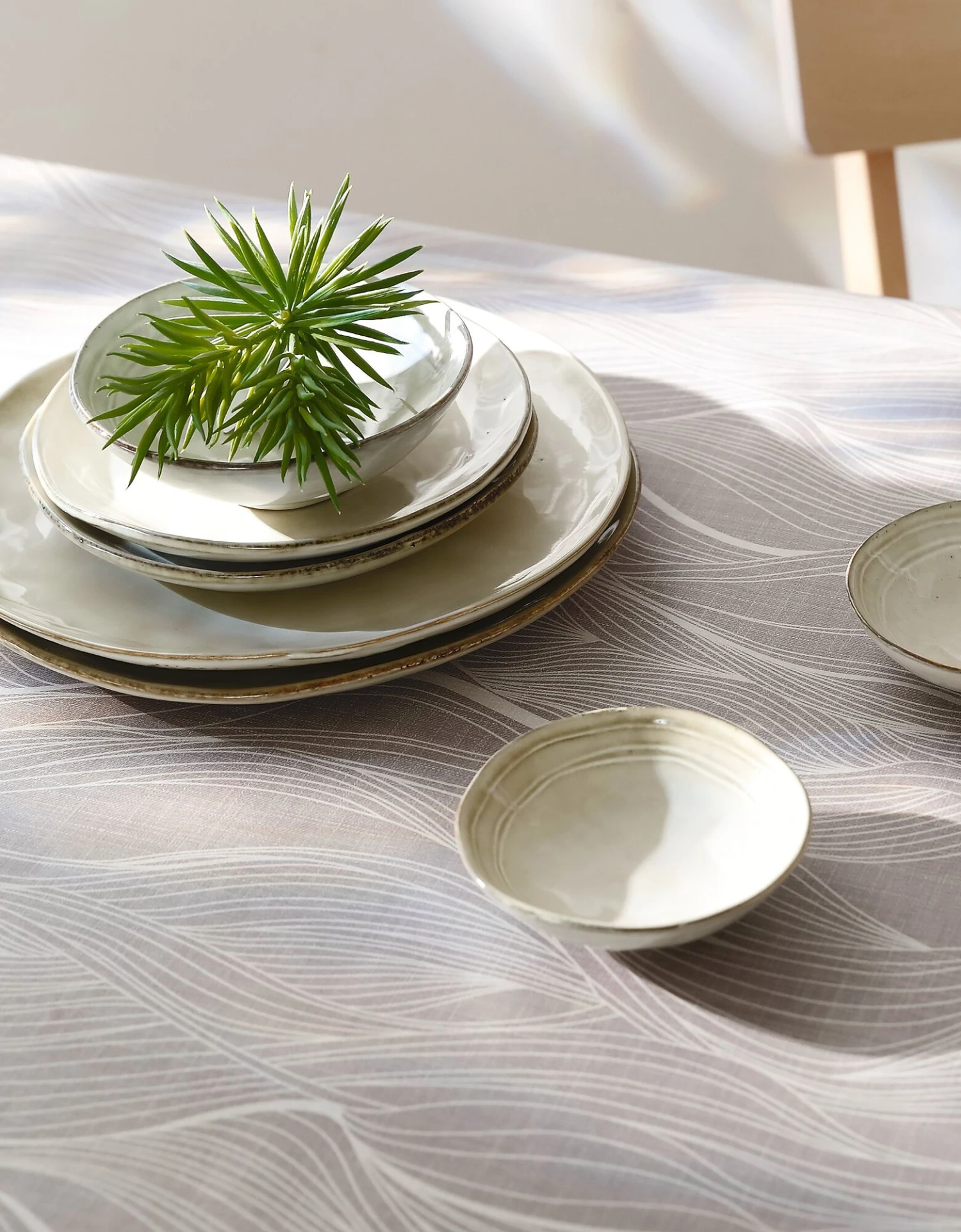 Nappe Toile Cirée Imprimée Vagues 6 Nappe Toile Cirée Imprimée Vagues – Image 6