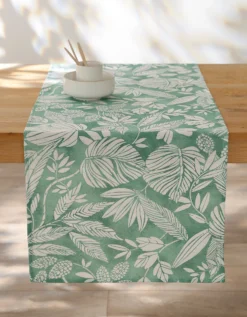 Nappe Anti-taches Imprimé Végétal -Maison Textiles Magasin 120536 C03 zoomx vue3