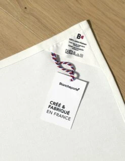 Chemin De Table Fabriqué En France, Motif Rayé Havane - Coton Biologique(1) -Maison Textiles Magasin 120548 C01 zoomx vue3