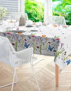 Nappe Coton Imprimé Bucolique