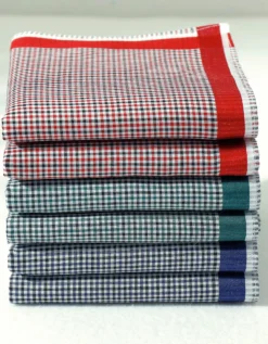 Mouchoirs à Carreaux Lot De 6 Ou Lot De 12