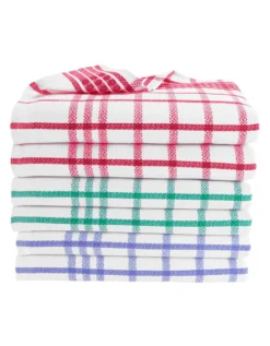 Torchons Métis Carreaux - Lot De 6 Ou 12