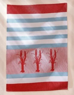 Torchon Motif Crustacés - Lot De 3 -Maison Textiles Magasin 131033 C01 zoomx vue3