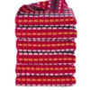 Essuie-mains éponge Petite Taille Fond Rouge - Lots