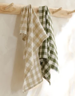 Torchons De Vaisselle à Carreaux Vichy - Lot De 4