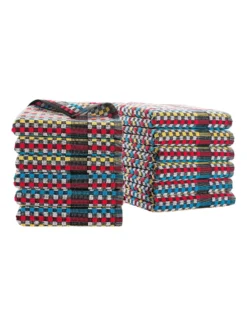 Essuie-mains éponge Fond Noir - Lots -Maison Textiles Magasin 131982 C01 zoomx vue3