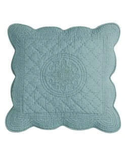 Housse Coussin Unie Style Boutis Cassandre