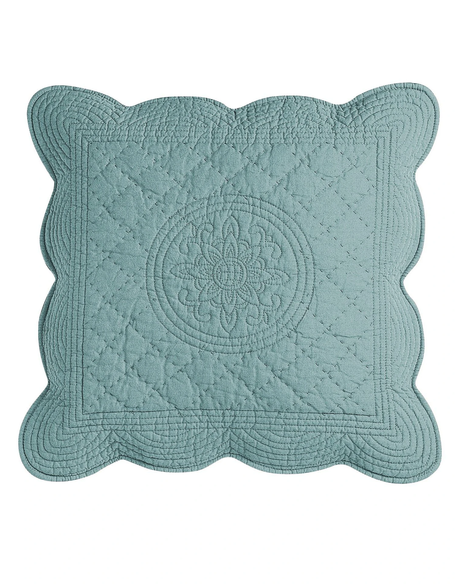 Housse Coussin Unie Style Boutis Cassandre 1 Housse Coussin Unie Style Boutis Cassandre
