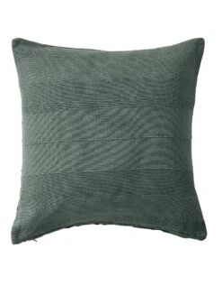 Housse Coussin Unie Coton Tissage Artisanal - Lot De 2