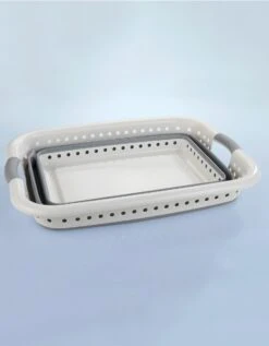 Panier à Linge Rectangulaire Pliable Gain De Place -Maison Textiles Magasin 210064 C01 zoomx vue3